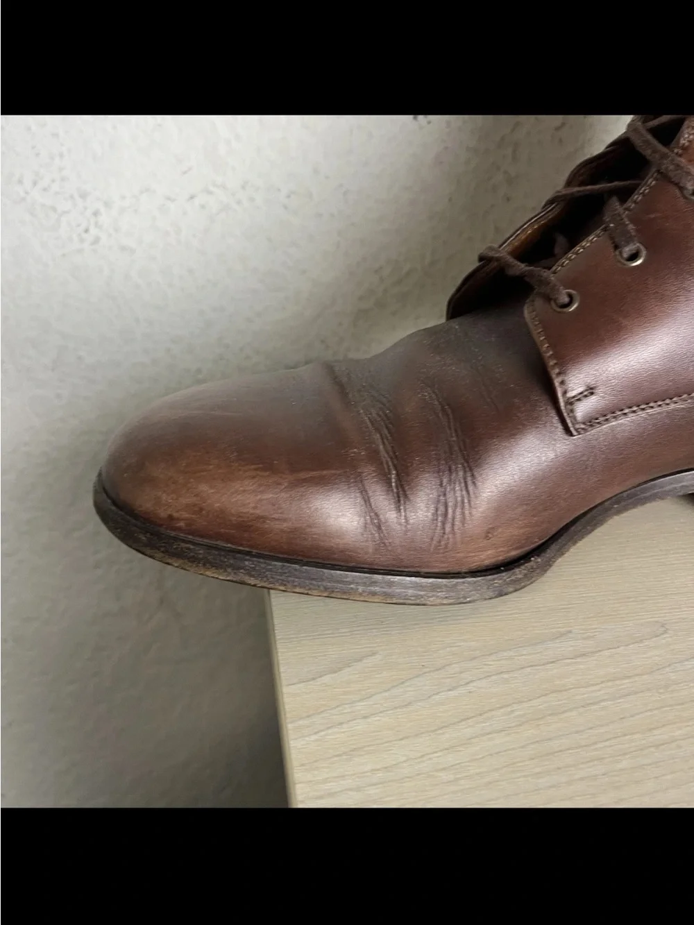 Dolce & Gabbana Men Size 9.5 Boots Leather Lace Up Brown Buckle